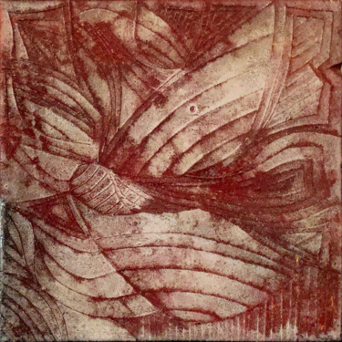 Peinture intitulée "Pleurs 5" par Mike Chanfreut (Mikee), Œuvre d'art originale, Pigments