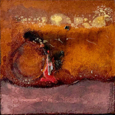 Peinture intitulée "River of wine" par Mike Chanfreut (Mikee), Œuvre d'art originale, Cire