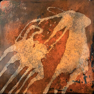 Peinture intitulée "Shared pleasures" par Mike Chanfreut (Mikee), Œuvre d'art originale, Pigments