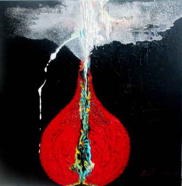 Peinture intitulée "Coronavirus 2020 ..…" par Marianne Charlotte Mylonas-Svikovsky (Marlo), Œuvre d'art originale, Acrylique