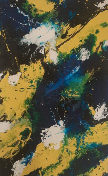 Malerei mit dem Titel "Abstraction Flight" von Tamara Ogarkova, Original-Kunstwerk, Acryl