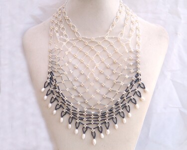 Design titled "Lace wrap necklace…" by Irena Zelickman, Original Artwork, Jewelry