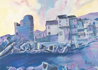 Erbalunga, un matin #artistsupportpledge Painting titled "Erbalunga, un matin…" by Anna Grazi, Original Artwork, Acrylic