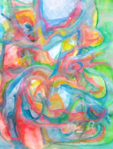 Pittura intitolato "Sooner Or Later (4,…" da Andrew Walaszek, Opera d'arte originale, Tempera