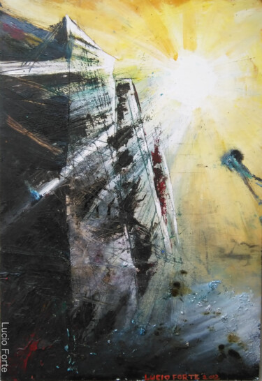 Painting titled "Untitled 2" by Lucio Forte, Original Artwork, Oil
