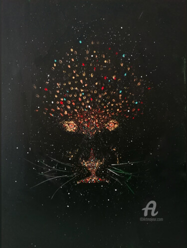 Peinture intitulée "Furie silencieuse" par Alexandra Isler, Œuvre d'art originale, Acrylique