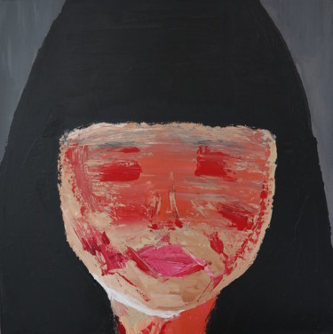 Peinture intitulée "Amérindienne" par Adam Spinosa, Œuvre d'art originale, Acrylique