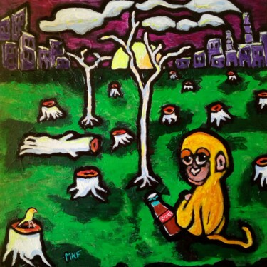 Peinture intitulée "Next!" par Marc Felix, Œuvre d'art originale, Acrylique
