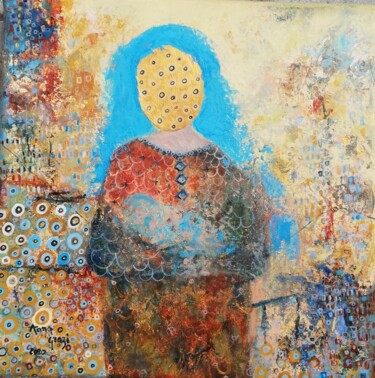 Peinture intitulée "La nourrice" par Anna Grazi, Œuvre d'art originale, Acrylique