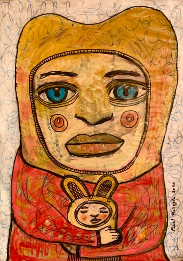 绘画 标题为“Boy with bonnet 4” 由Pavel Kuragin, 原创艺术品, 丙烯