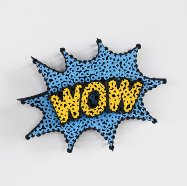 Scultura intitolato "Mini Wow" da Alessandro Padovan, Opera d'arte originale, Metalli