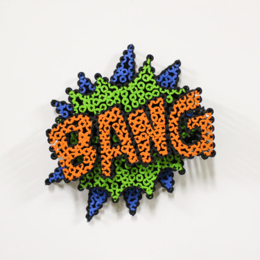 Scultura intitolato "Mini Bang 2" da Alessandro Padovan, Opera d'arte originale, Metalli