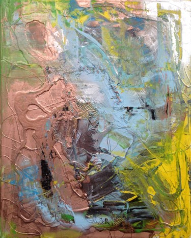 Peinture intitulée "Petit coeur" par Valérian Fuster, Œuvre d'art originale, Acrylique