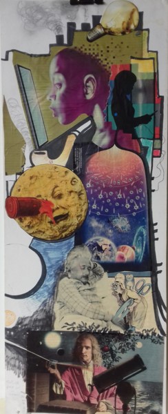 Collages titled "tout ça pour ça" by Yanosky, Original Artwork, Collages