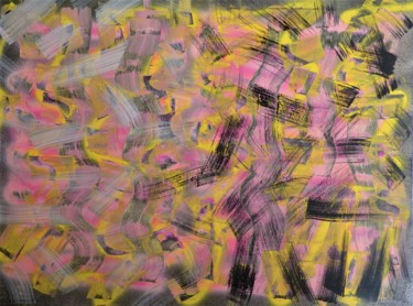 Peinture intitulée "Vanille Fraise Choc…" par Valérian Fuster, Œuvre d'art originale, Acrylique