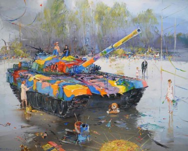 绘画 标题为“Reserves” 由Sergey Demidenko, 原创艺术品, 油 安装在木质担架架上