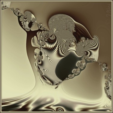 Digital Arts titled "Blow the trumpet" by Mies De Graaf, Original Artwork, 2D Digital Work