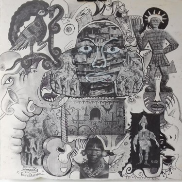 Collages titled ""favellamore"" by Yanosky, Original Artwork, Collages