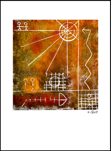 印花与版画 标题为“"Liberté Chérie"” 由Picrate, 原创艺术品, 雕刻