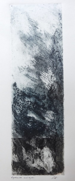 印花与版画 标题为“Sans Aucun Titre -…” 由Bergerot-Jones Catherine, 原创艺术品, Collagraphy