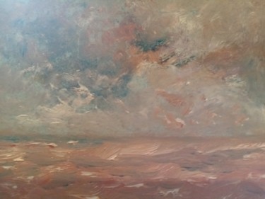 Painting titled "SUR SONATE" by Marie, Original Artwork, Oil