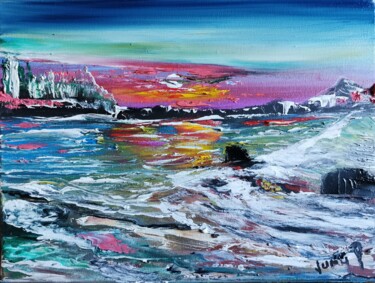 Peinture intitulée "Magnificient rivage" par Pascal Jung, Œuvre d'art originale, Huile