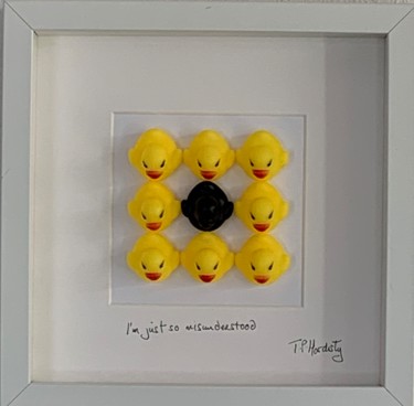 Malarstwo zatytułowany „I'm just so misunde…” autorstwa Tp Hardisty, Oryginalna praca, Kolaże