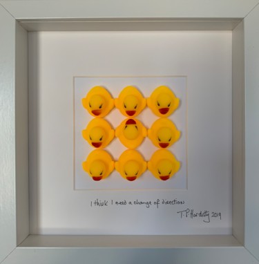 Malarstwo zatytułowany „I think I need a ch…” autorstwa Tp Hardisty, Oryginalna praca, Kolaże