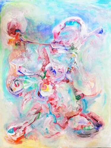 Pittura intitolato "Dreaming of Travel…" da Andrew Walaszek, Opera d'arte originale, Tempera