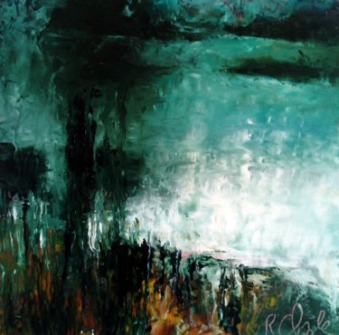 Peinture intitulée "Pastre 4" par Robert Charles, Œuvre d'art originale, Huile Monté sur Carton