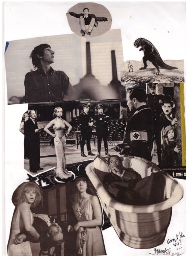 Collages titled "qu'on t'ils vu?" by Yanosky, Original Artwork, Collages