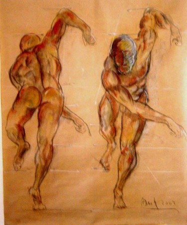 Painting titled "fig 6" by Alberto Bertti, Original Artwork, Oil