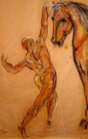 Painting titled "fig 1" by Alberto Bertti, Original Artwork, Oil