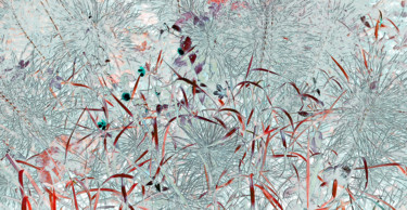 Fotografía titulada "Prolifération végét…" por Michel Guillaumeau, Obra de arte original, Fotografía digital