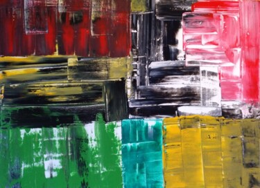 Peinture intitulée "Sigue Brillando" par Bravo Navarro, Œuvre d'art originale, Acrylique Monté sur Châssis en bois
