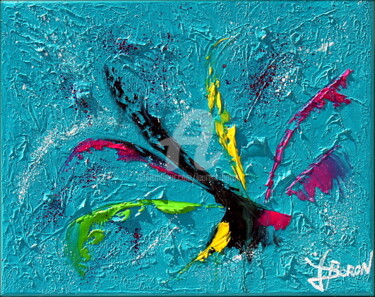 Peinture intitulée "EXPRESSION" par Laurent Boron, Œuvre d'art originale, Huile