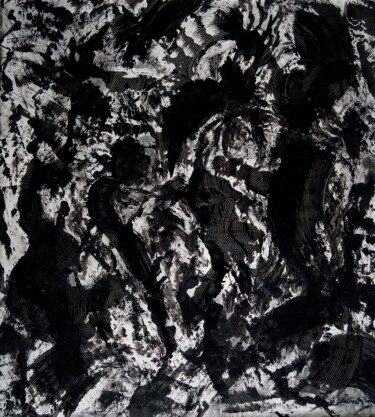 제목이 "Symphonie en noires…"인 미술작품 Dominique Jolivet로, 원작, 아크릴