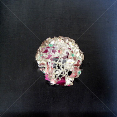 Peinture intitulée "MT 64 Vanité 2" par Anne-Marie Mary, Œuvre d'art originale, Collages Monté sur Châssis en bois