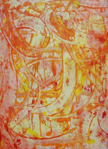 Schilderij getiteld "l'alphabet de mon p…" door Francisco Mendes, Origineel Kunstwerk, Acryl