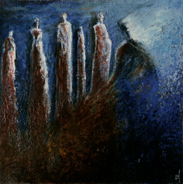 Satiété Peinture intitulée "Satiété" par Jean-Luc Lacroix (JL LACROIX), Œuvre d'art originale, Acrylique