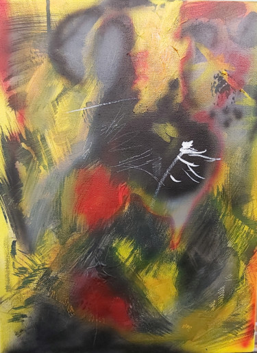 绘画 标题为“Sonnensturm ... Sun…” 由Matthias Lietz, 原创艺术品, 喷枪