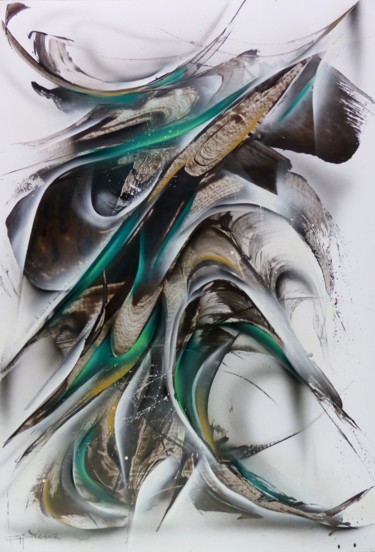 " Catch me " aérosols / aérographe Peinture intitulée "" Catch me " aéroso…" par Airgone, Œuvre d'art originale, Bombe aérosol