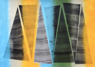 绘画 标题为“Composition No. 191” 由Sumit Ratta, 原创艺术品, 丙烯