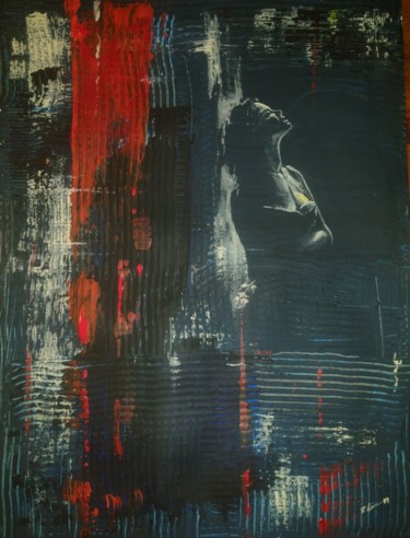 Schilderij getiteld "Sehnsucht" door Torsten Lünse, Origineel Kunstwerk, Acryl