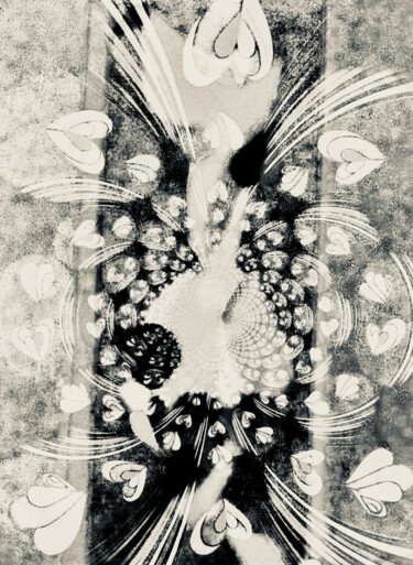 Satori Tableau Contemporain Arts numériques intitulée "Satori Tableau Cont…" par Kirlian, Œuvre d'art originale, Photo montage
