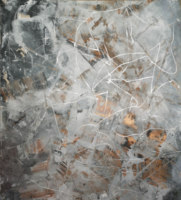 绘画 标题为“Snow Desert, Abstra…” 由Dmitri Matkovsky, 原创艺术品, 丙烯