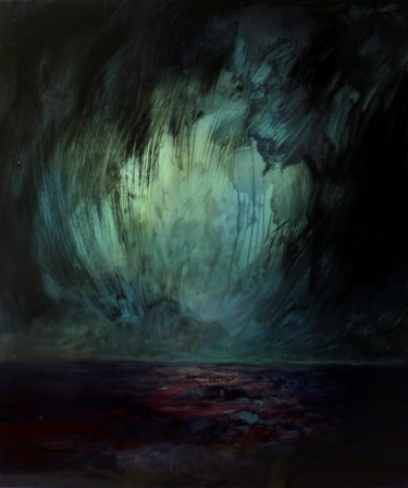 绘画 标题为“Untitle2” 由Kacper Piskorowski, 原创艺术品, 油 安装在木板上