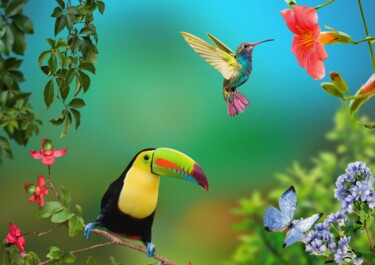 Digital Arts titled "The joy of life. Tr…" by Radiy Bohem, Original Artwork, Digital Photography