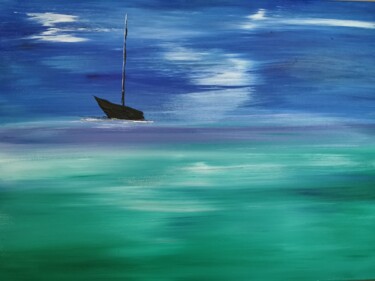 Peinture intitulée "Éternité" par Pascal Jung, Œuvre d'art originale, Huile