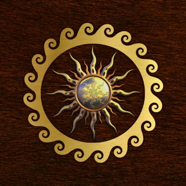 Digital Arts titled "Signs of power and…" by Radiy Bohem, Original Artwork, Digital Painting
